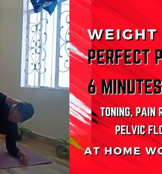 Perfect Planks for Weight Loss, Toning, Back & Joint Pain Relief, and Pelvic Floor Health Men and Women