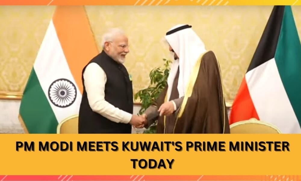 Prime Minister of India Shri Narendra Modi Meets Kuwait's Prime Minister