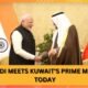 Prime Minister of India Shri Narendra Modi Meets Kuwait's Prime Minister