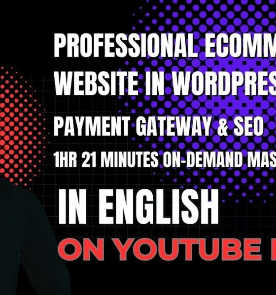 Professional eCommerce Website WordPress - WooCommerce, Payment Gateway, SEO and Schema in English